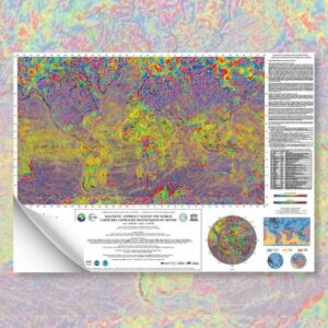 Mapa de Anomalías Magnéticas del Mundo