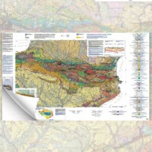 Geological map of the Pyrenees