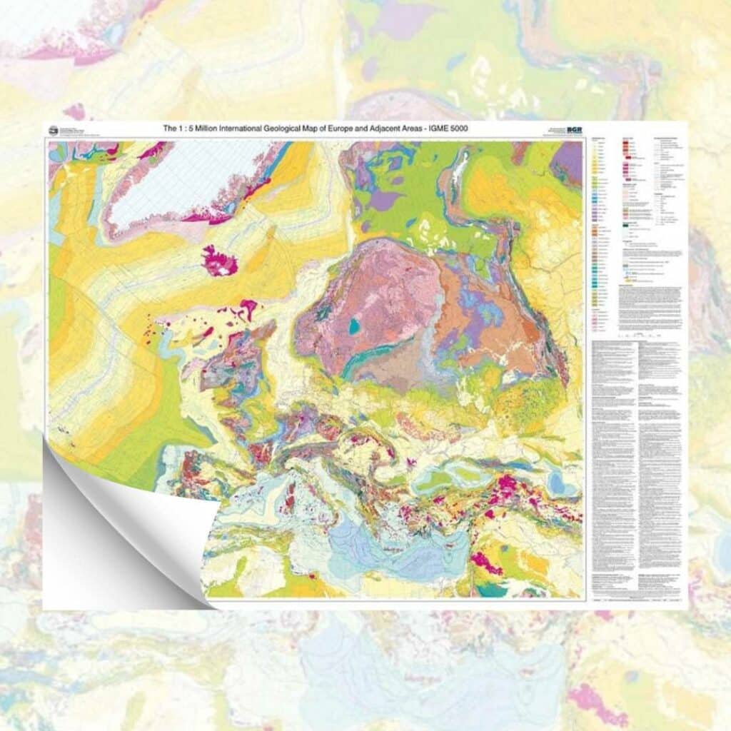 International geological map of Europe