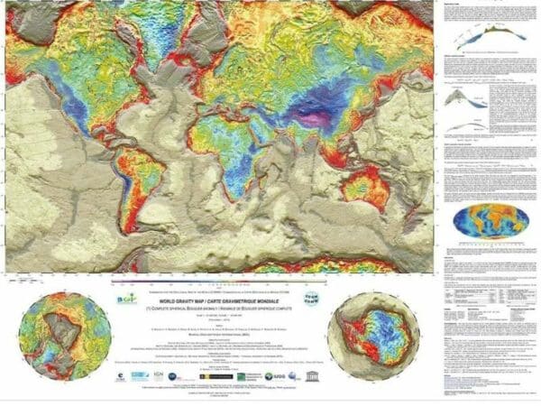 Mapa mundial de la gravedad
