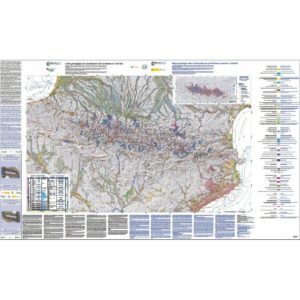 Carte géologique du Quaternaire des Pyrénées