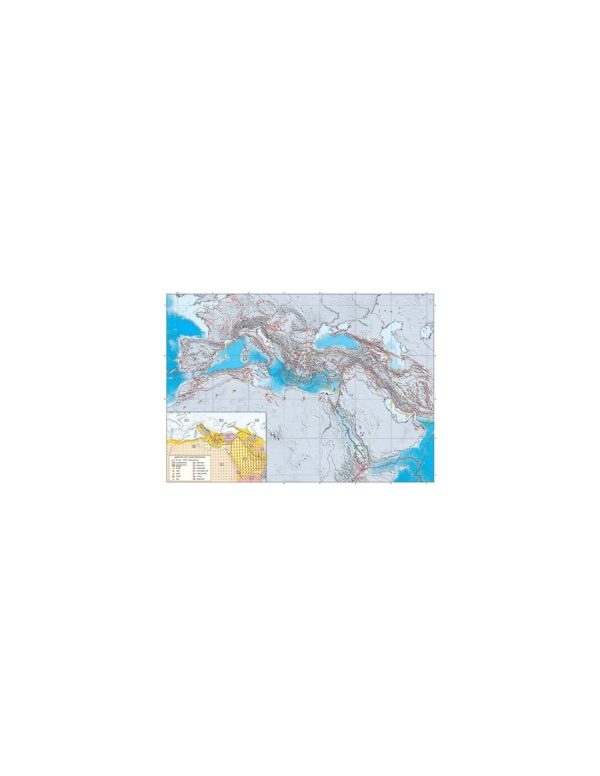 Mapa geodinámico del Mediterráneo