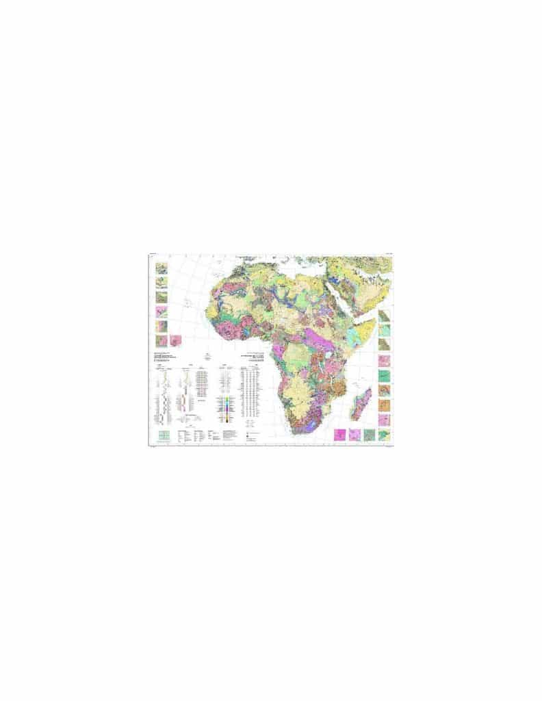 International Metallogenic Map Of Africa Ccgm