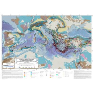 Mapa geológico y morfotectónico de la zona mediterránea