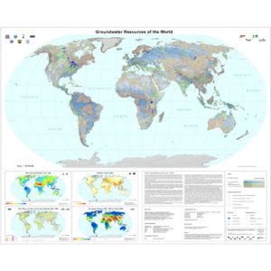 World map of groundwater resources