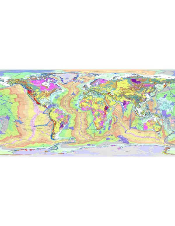 Mapa geológico del mundo a 1/35 M - GIS
