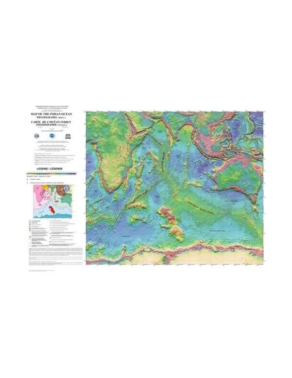 Mapa del Océano Índico