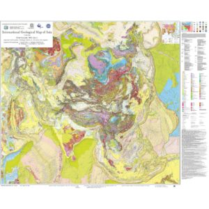 Carte géologique internationale de l'Asie au 1/5 M