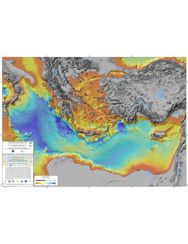 Morpho-Bathymetric Map of the Eastern Mediterranean