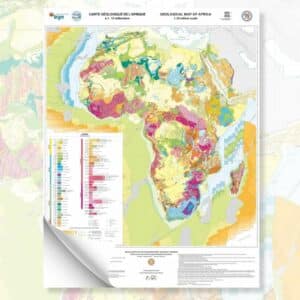 Geological map of Africa at 10M scale