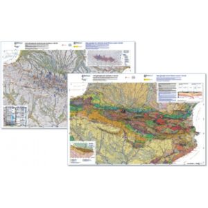 比利牛斯包 - 地质和第四纪地质图
