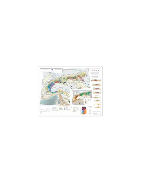 Pack Alps - Tectonic & metamorphic maps + Booklet Faces of The Alps
