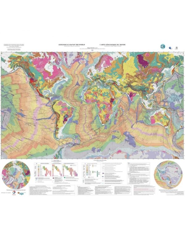 Carte géologique du Monde au 1/35 M - PDF