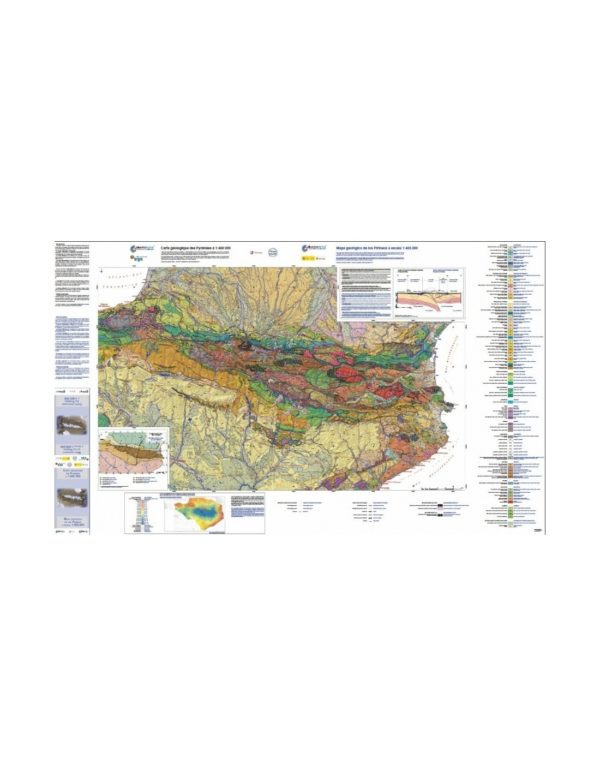 比利牛斯山脉的地质图 - PDF