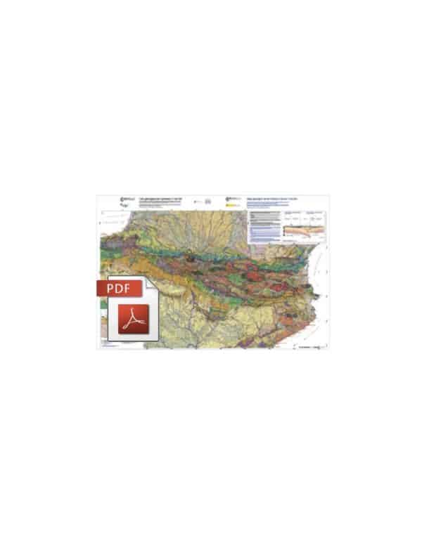 比利牛斯山脉的地质图 - PDF