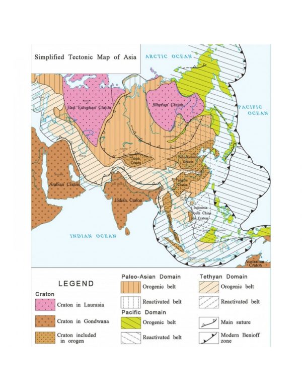 Carte géologique internationale de l'Asie - PDF