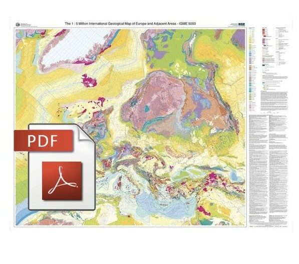 International Geological Map of Europe at 1:5 M - PDF