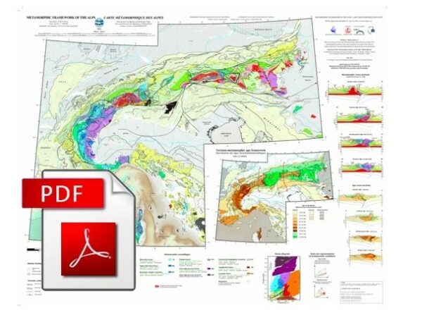 阿尔卑斯山的变质岩地图-PDF