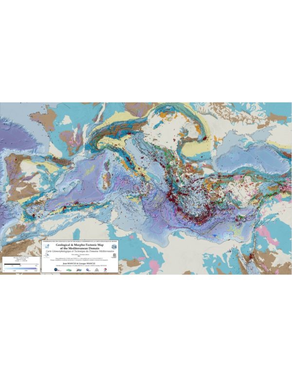 Mapa geomorfológico y tectónico del área mediterránea - PDF