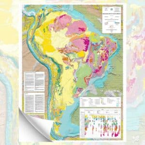 Mapa geológico de América del Sur