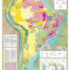 Carte géologique de l'Amérique du Sud (2019)