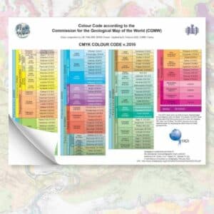 Carta cronoestratigráfica internacional con anotaciones utilizadas en los mapas geológicos - Imprimir