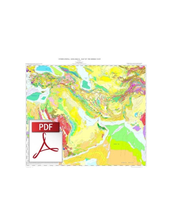 Mapa geológico internacional de Oriente Medio - PDF