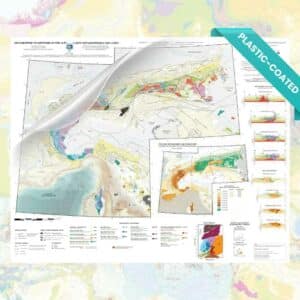 Carte métamorphique des Alpes plastifiée