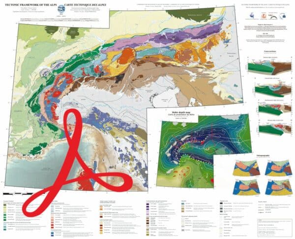 Mapa tectónico de los Alpes-PDF