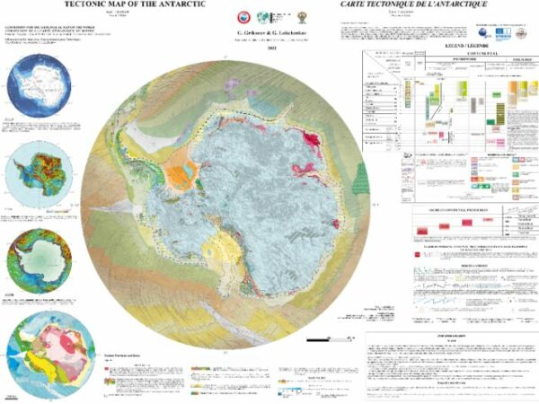 Carte tectonique de l'Antarctique-2ème édition [TeMAnt]