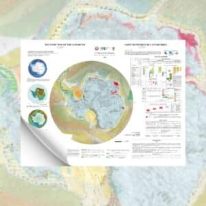 Mapa tectónico de la Antártida