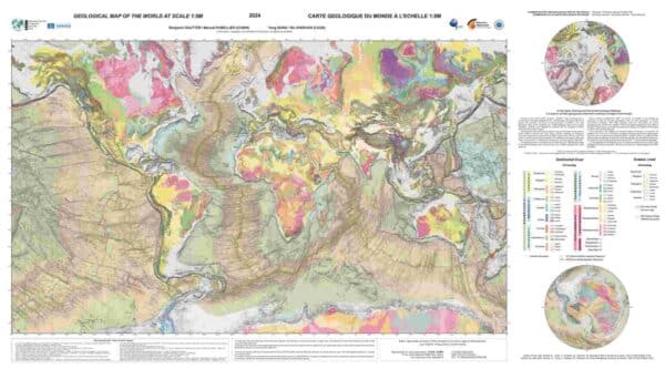 Carte géologique du Monde au 1/5 M - PDF